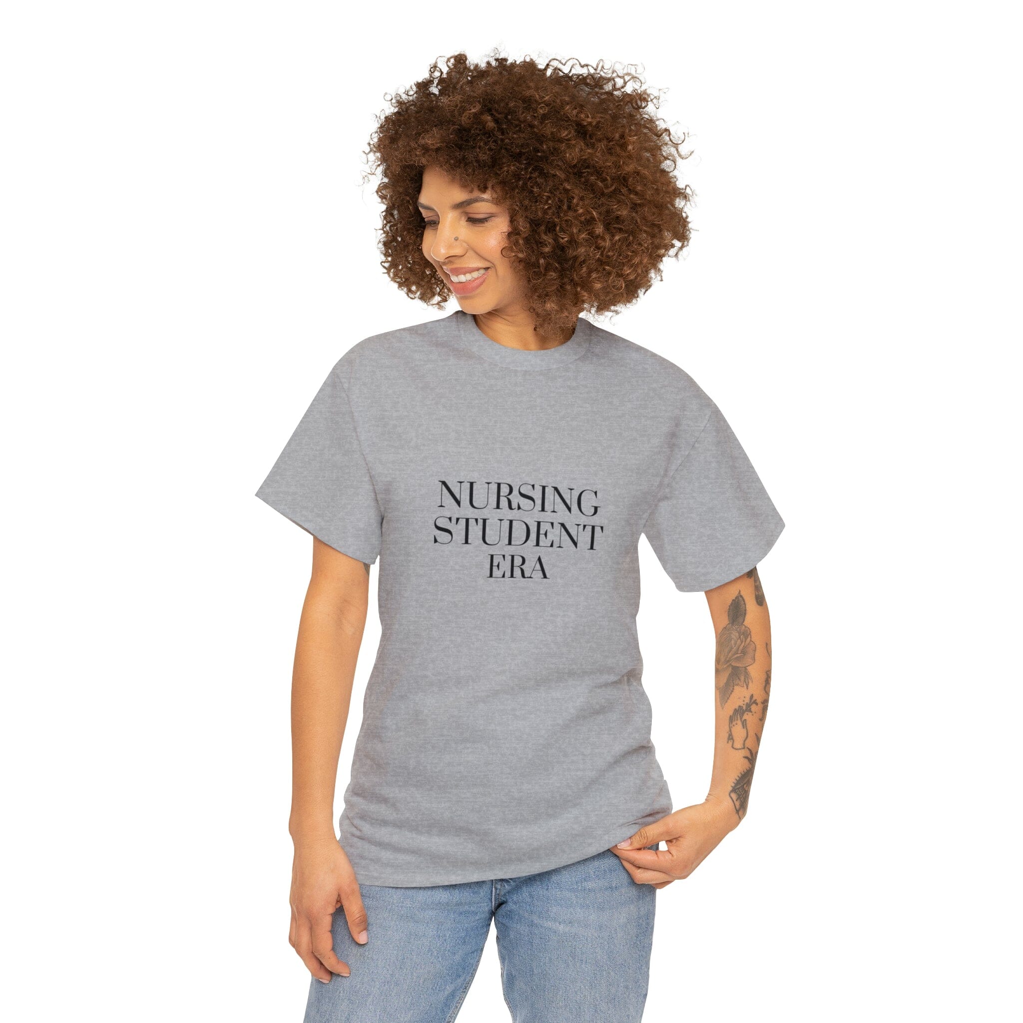 Nursing Student Era Unisex Heavy Cotton Tee T-Shirt Printify 