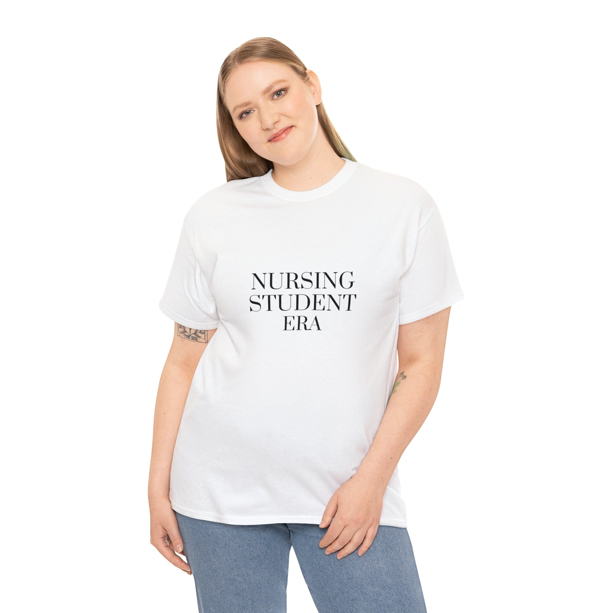 Nursing Student Era Unisex Heavy Cotton Tee T-Shirt Printify 
