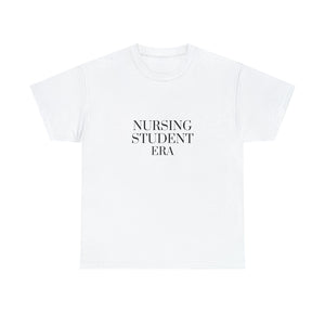 Nursing Student Era Unisex Heavy Cotton Tee T-Shirt Printify White S 
