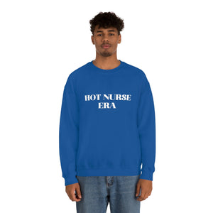 Hot Nurse Era Unisex Crewneck Sweatshirt Sweatshirt Printify 