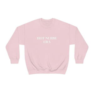 Hot Nurse Era Unisex Crewneck Sweatshirt Sweatshirt Printify S Light Pink 